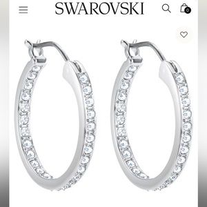 Swarovski Sommerset hoop earrings